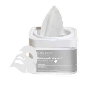 Mary & May Niacinamide Vitamin C Brightening Mask 30 count/ 14.1 oz